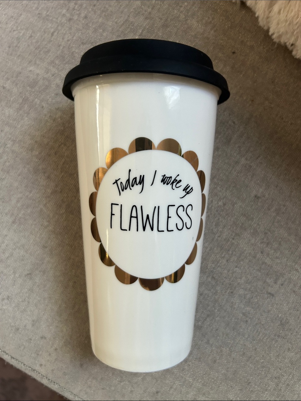 Glass Coffee Tumbler with Reusable Lid